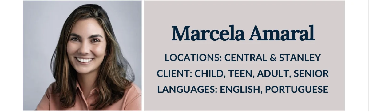 Marcela Amaral Psychotherapist Central and Stanley Wellness