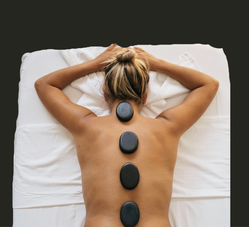 Women receiving a massage